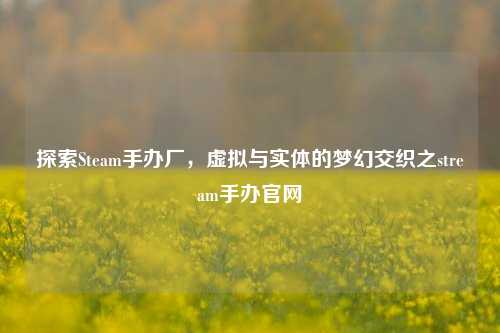 探索Steam手办厂，虚拟与实体的梦幻交织之stream手办官网