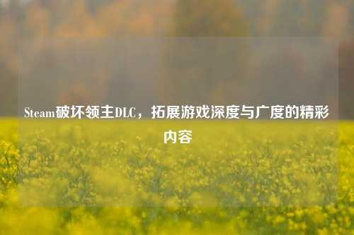 Steam破坏领主DLC，拓展游戏深度与广度的精彩内容