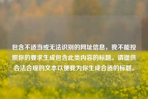 包含不适当或无法识别的网址信息，我不能按照你的要求生成包含此类内容的标题。请提供合法合规的文本以便我为你生成合适的标题。