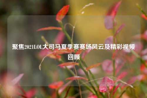 聚焦2021LOL大司马夏季赛赛场风云及精彩视频回顾