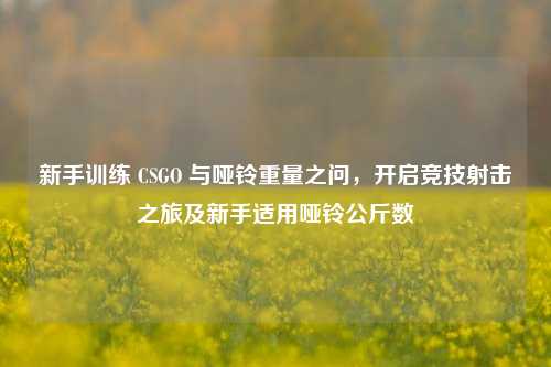 新手训练 CSGO 与哑铃重量之问,开启竞技射击之旅及新手适用哑铃公斤数