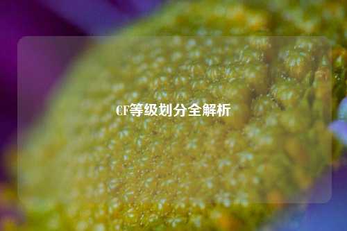 CF等级划分全解析