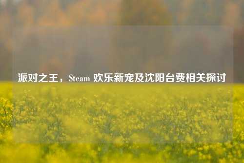 派对之王,Steam 欢乐新宠及沈阳台费相关探讨