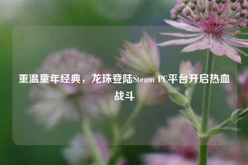 重温童年经典，龙珠登陆Steam PC平台开启热血战斗