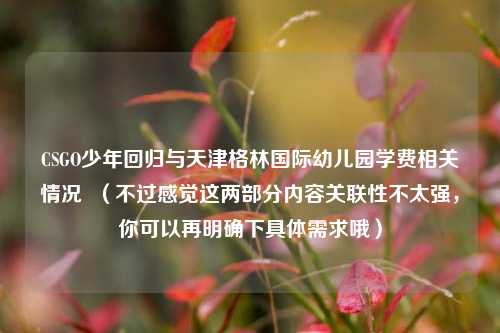CSGO少年回归与天津格林国际幼儿园学费相关情况  （不过感觉这两部分内容关联性不太强，你可以再明确下具体需求哦）