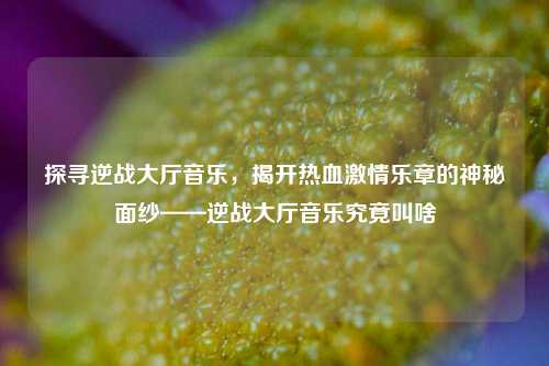 探寻逆战大厅音乐，揭开热血激情乐章的神秘面纱——逆战大厅音乐究竟叫啥