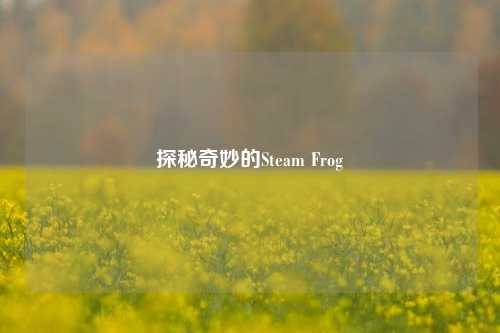 探秘奇妙的Steam Frog