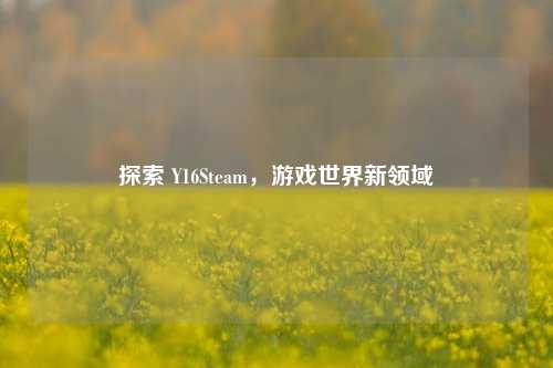 探索 Y16Steam，游戏世界新领域