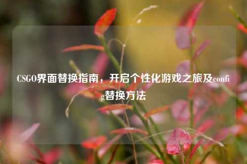 CSGO界面替换指南，开启个性化游戏之旅及config替换方法