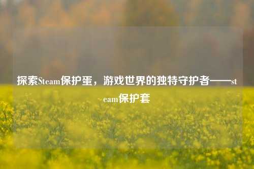 探索Steam保护蛋,游戏世界的独特守护者——steam保护套
