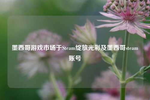 墨西哥游戏市场于Steam绽放光彩及墨西哥steam账号