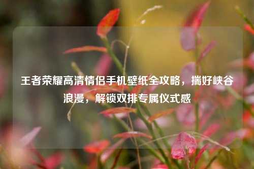 王者荣耀高清情侣手机壁纸全攻略，揣好峡谷浪漫，解锁双排专属仪式感