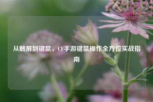 从触屏到键鼠,CF手游键鼠操作全方位实战指南