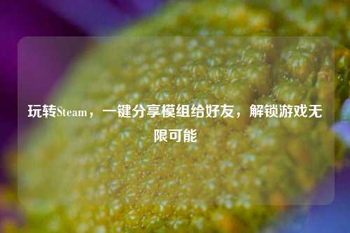 玩转Steam，一键分享模组给好友，解锁游戏无限可能
